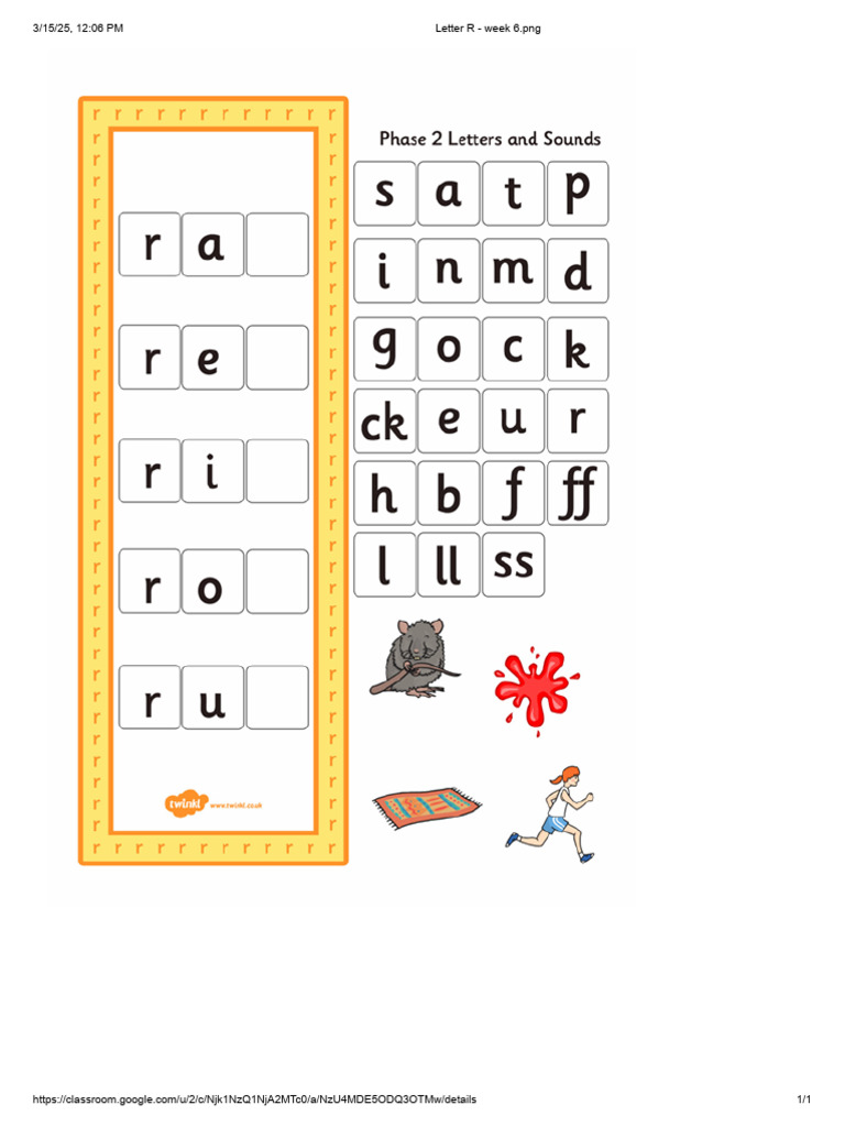 Letter R - Week 6.png | PDF