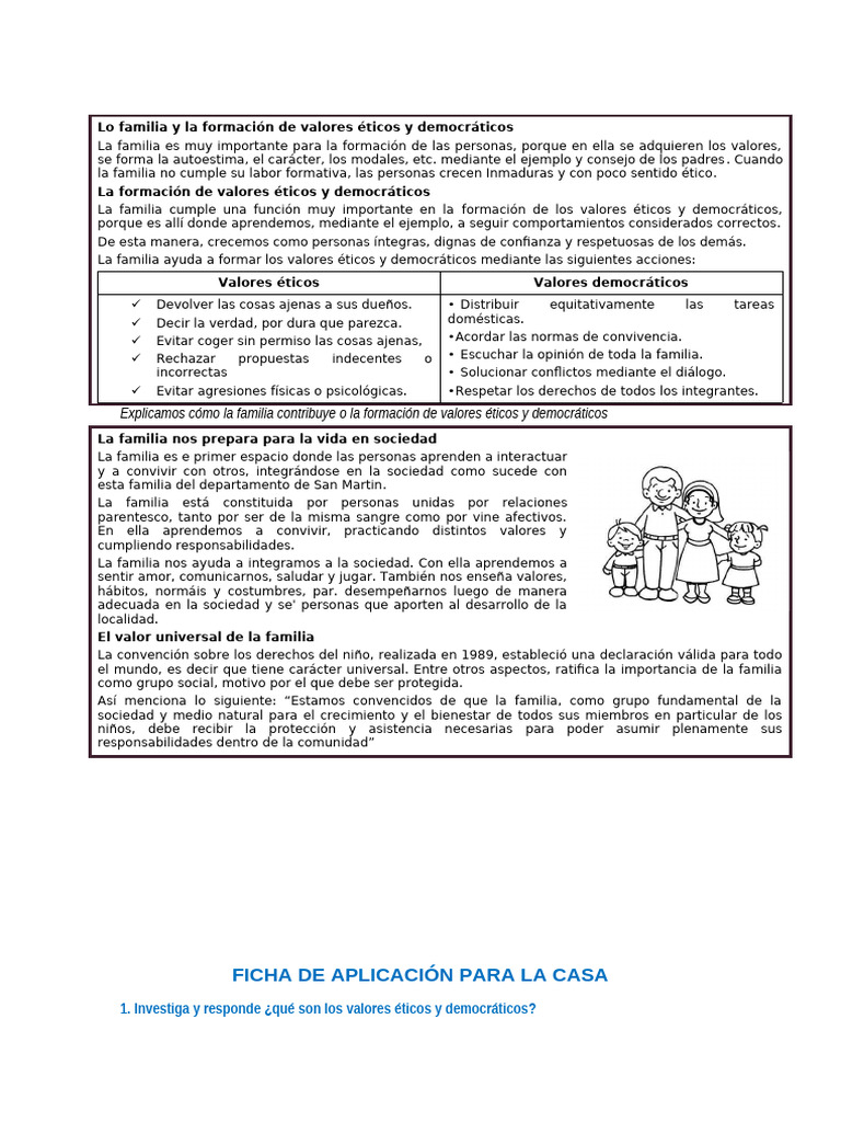 Ficha de Personal Social - 30 de Abril | PDF | Sociedad | Ciencias del ...