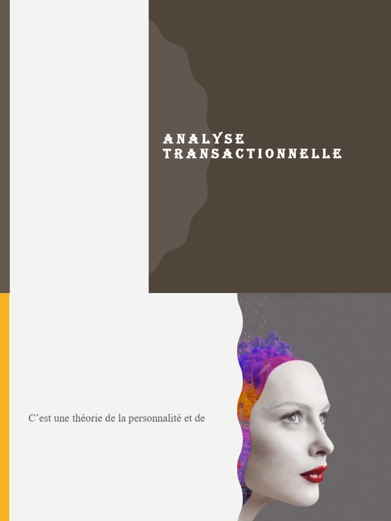 Analyse Transactionnelle et Strokes | PDF | Concept de psychologie ...