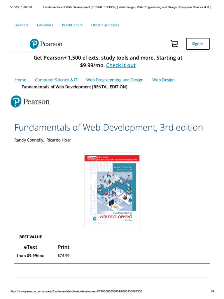Fundamentals of Web Development 3rd Ed. | PDF | Web Development | Java ...