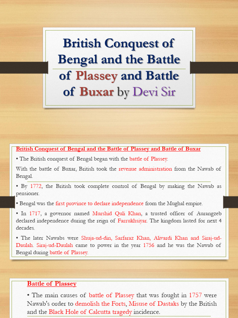Causes of the Battle of Buxar | PDF | British India | Mughal Empire