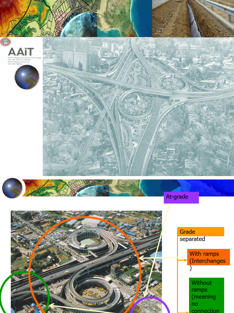 Geom Des Chapter 6 Highway Intersection and Interchanges | PDF ...