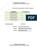 APURAÇÃO DOS VOTOS