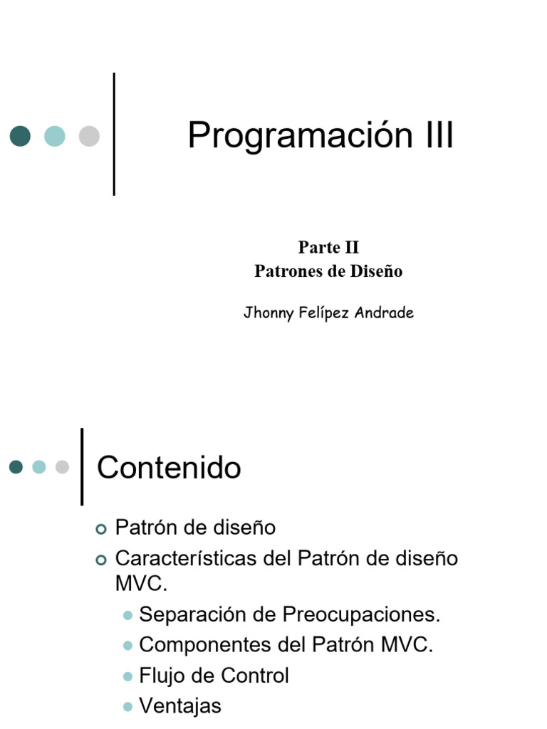 Patron de Diseñob6fbf6fbb7f7jr7jr7jr7jr8jrj8jr | PDF | Modelo – Vista ...
