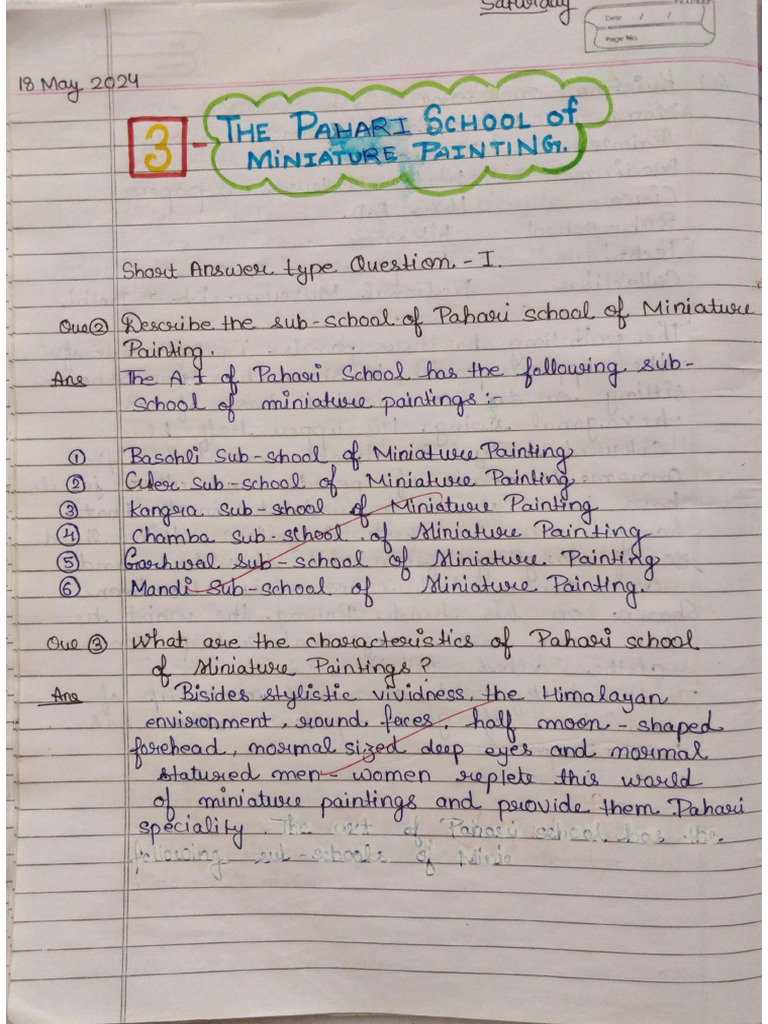 12 Th Theory Notes Chapter -3 and 4 | PDF