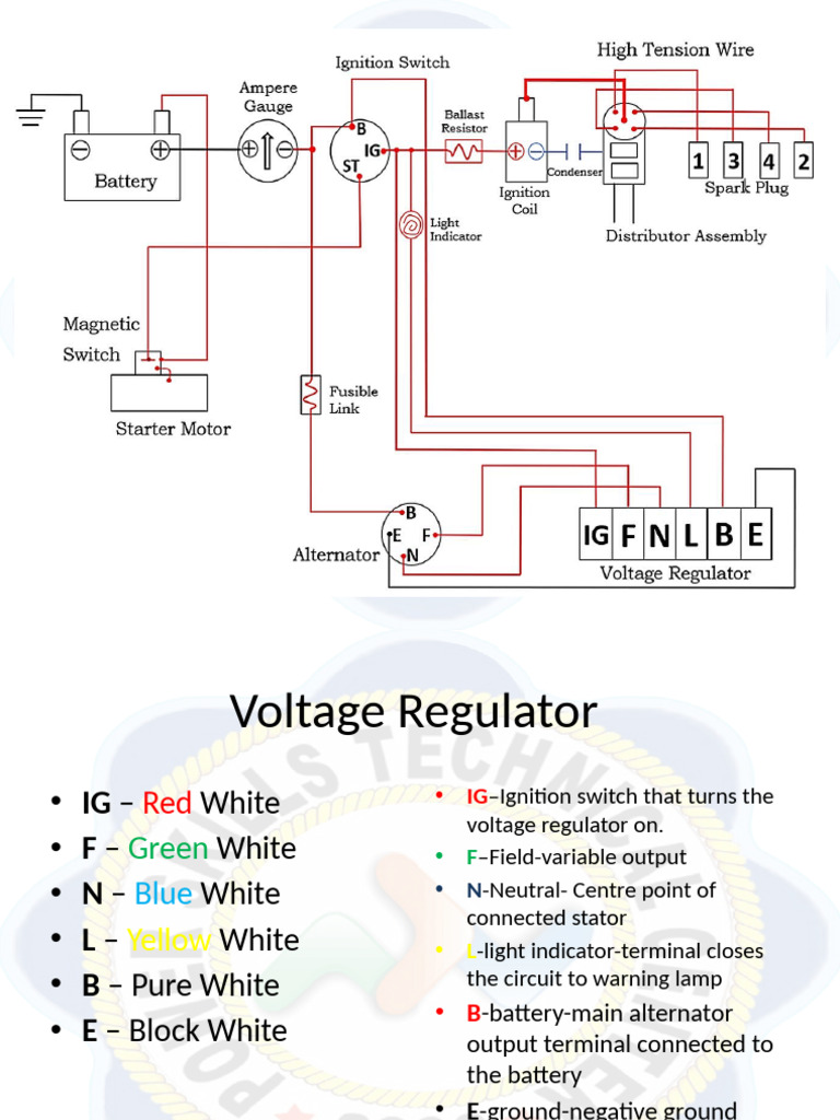 Toyota 4K Engine Voltage Regulator Wiring | PDF