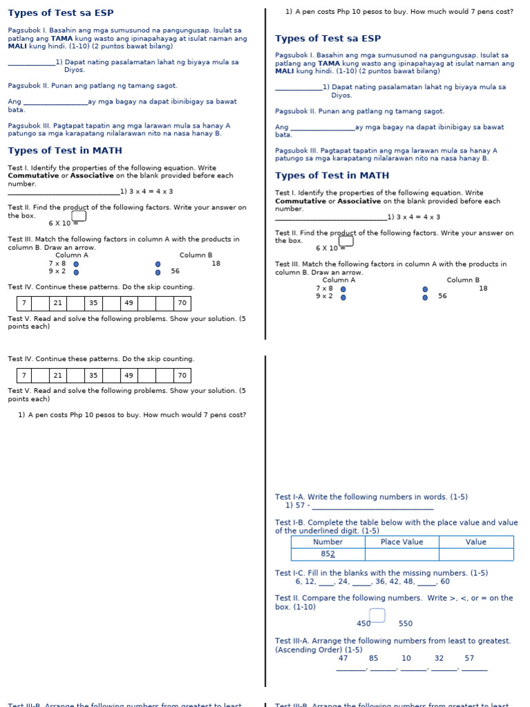Pointers 1st Grading | PDF | Currency