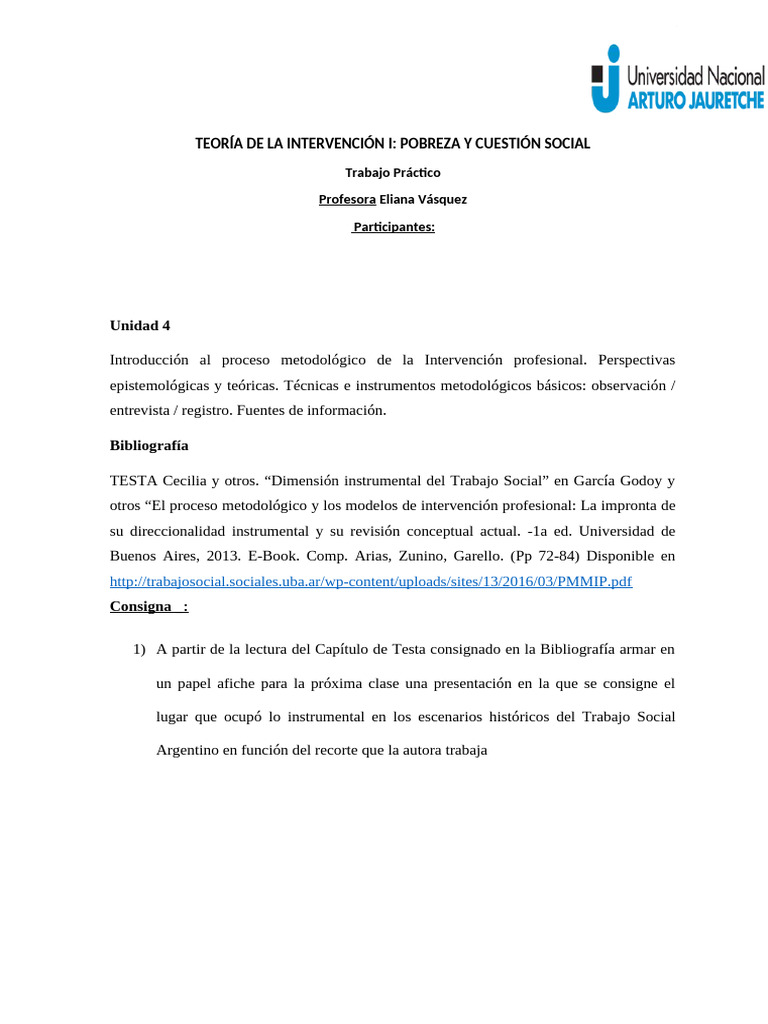 Dimensión Instrumental en Trabajo Social | PDF | Trabajo Social ...