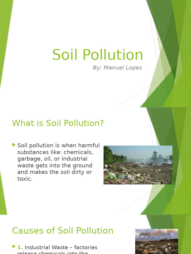 Understanding Soil Pollution Causes & Solutions | PDF