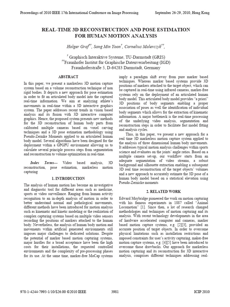 Real-Time 3D Reconstruction and Pose Estimation | PDF | 3 D Computer ...