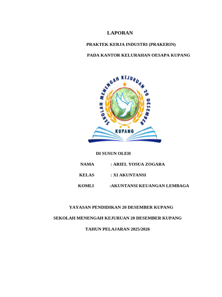 Cover Laporan | PDF
