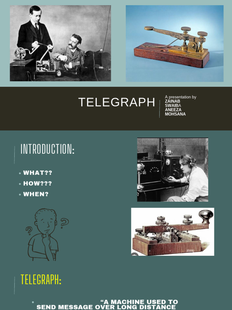 Evolution and Impact of the Telegraph | PDF | Telegraphy ...