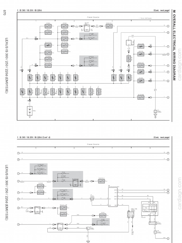 thumbnail interactive-video image 1 of 2003 Lexus IS 300 Factory Wiring Diagrams – OEM Bishko Paper Manual, Part #14449 1 of 4