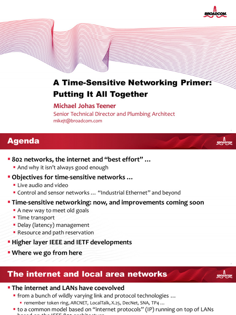 Time-Sensitive Networking Overview | PDF | Computer Network | Internet
