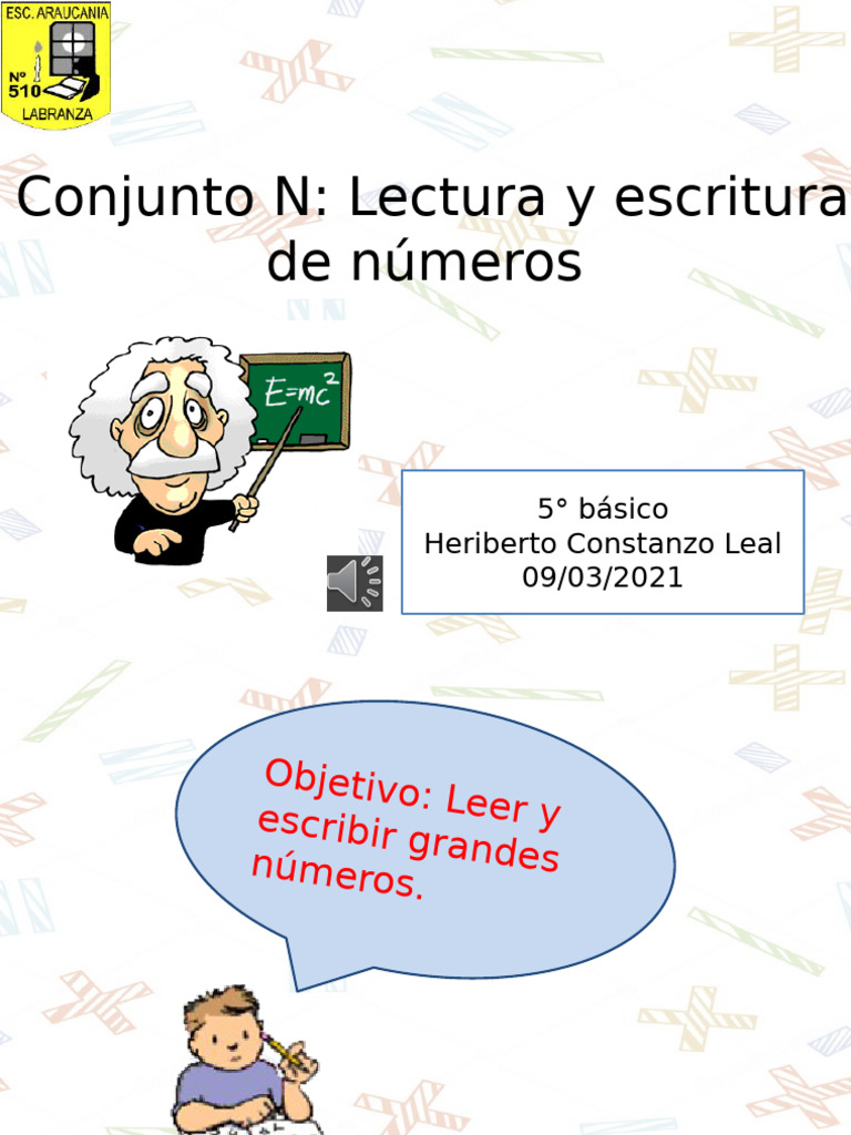 5º Lectura y Escritura de Grandes Números | PDF