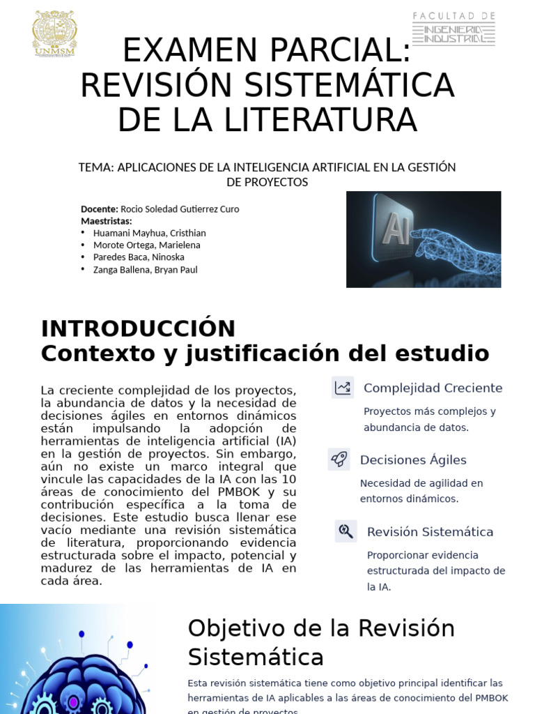 IA en Gestión de Proyectos: Revisión PMBOK | PDF | Inteligencia ...