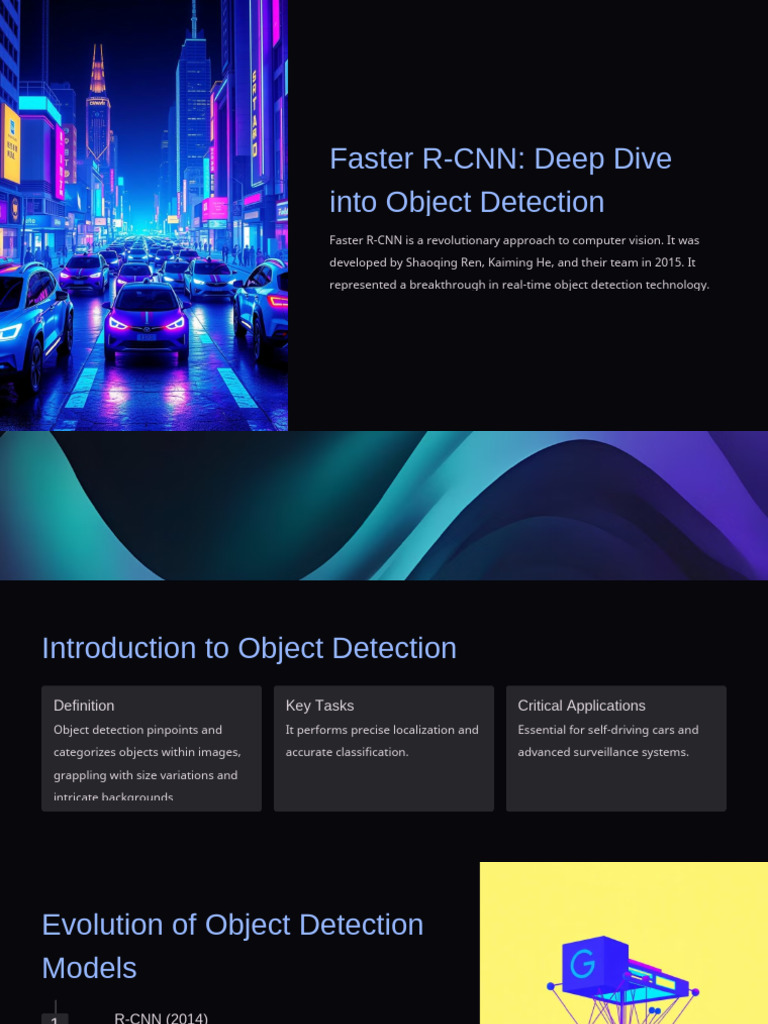 Faster R-CNN: Revolutionizing Object Detection | PDF | Cognitive ...