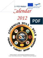 Calendar 2012: Școala Cu Clasele I-VIII Păulești