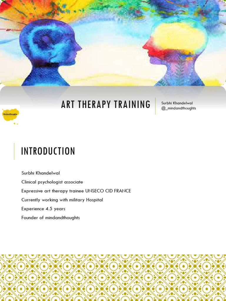 Art Therapy Training Overview | PDF | Art Therapy | Psychotherapy