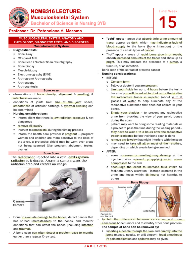 Musculoskeletal System: Tests & Disorders | PDF | Gout | Arthritis