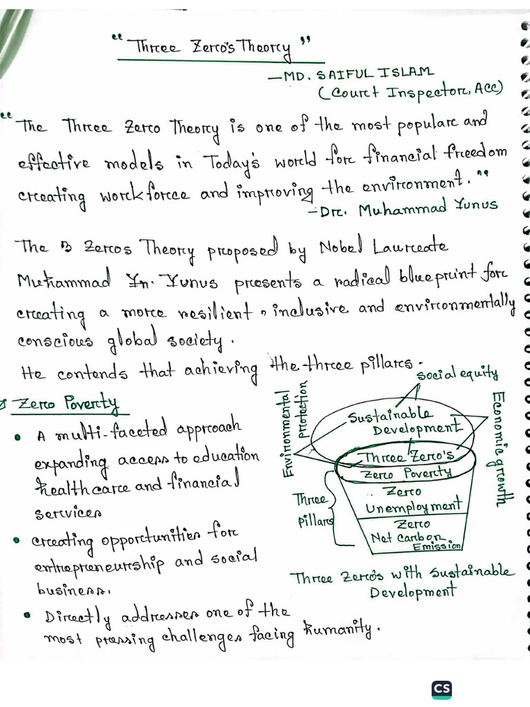 Three Zero's Theory | PDF