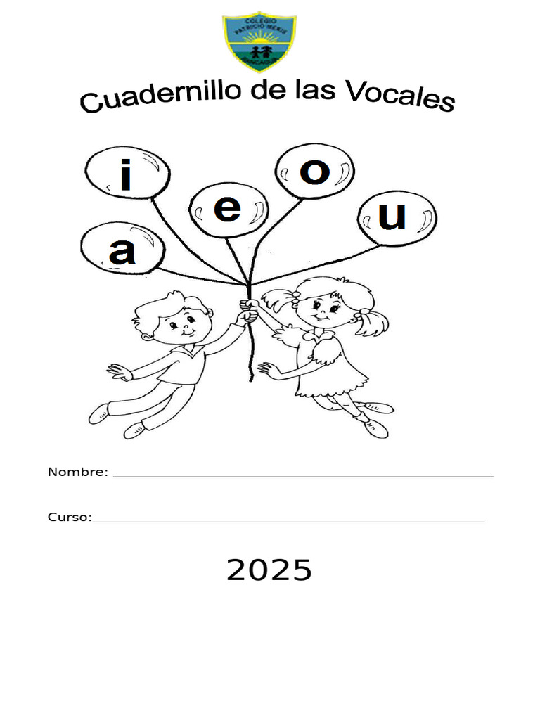 Actividades de Vocales para Niños | PDF | Caso de carta | Diseño gráfico
