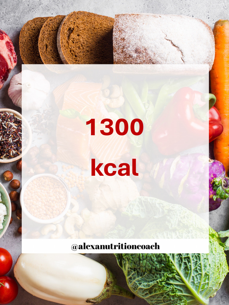 1300 Kcal Am Tag