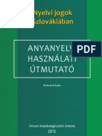 Anyanyelvhasználati Útmutató