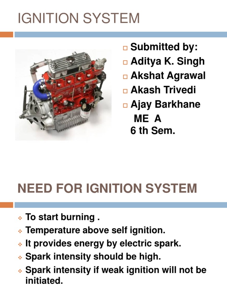 Overview of Ignition Systems | PDF | Home & Garden