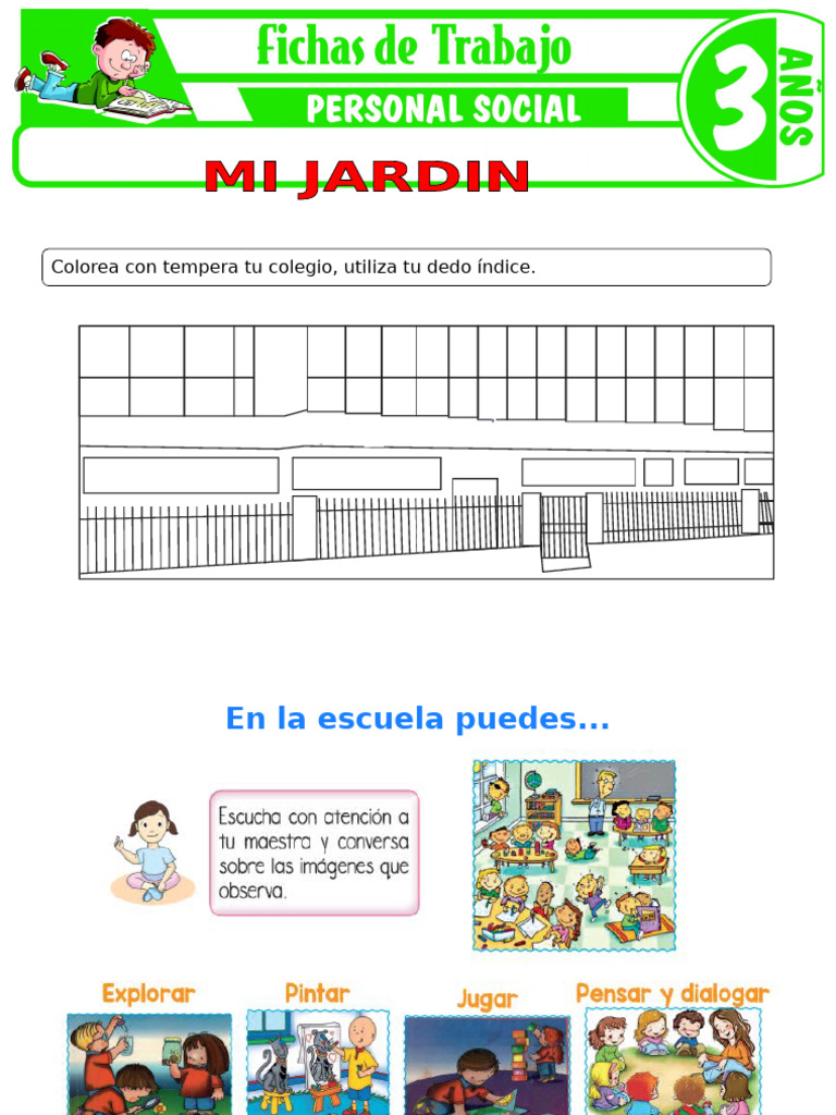 Mi Jardin para Ninos de 3 Anos | PDF