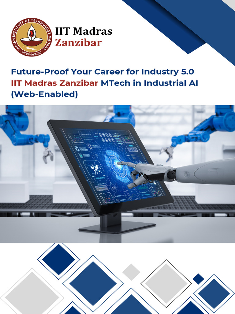 Brochure MTech in Industrial AI | PDF | Machine Learning | Artificial ...
