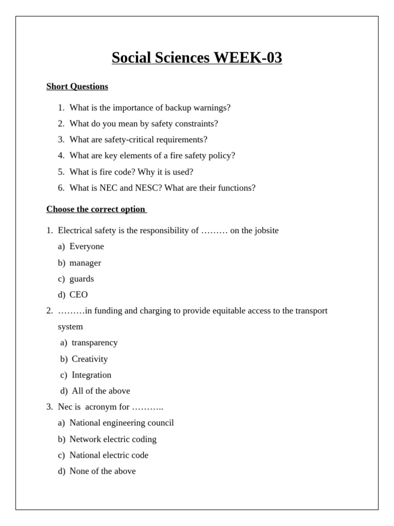 Student Activity Week 3 | PDF