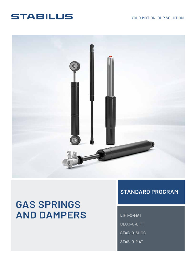 Stabilus Manual | PDF | Piston | Mechanical Engineering