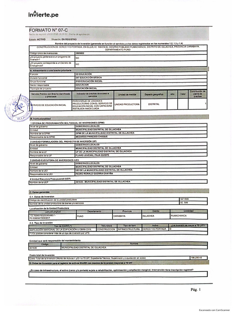 Formato 07 C | PDF