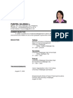 Zenda Resume