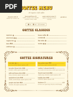 Cofilab Menu and Coffee Offerings | PDF | Cheesecake | Hamburgers