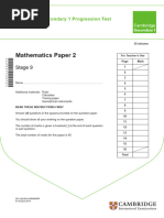 2025 Maths Paper 2 Mark Scheme | PDF
