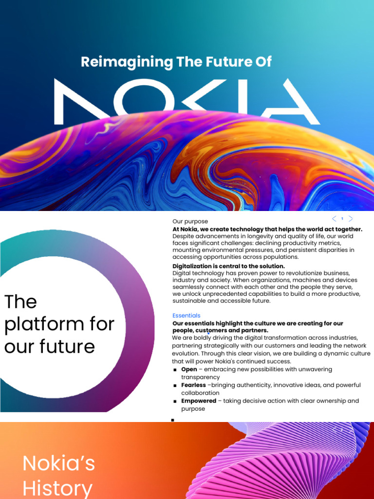 Nokia's Digital Transformation Strategy | PDF | Social Media | Popular ...