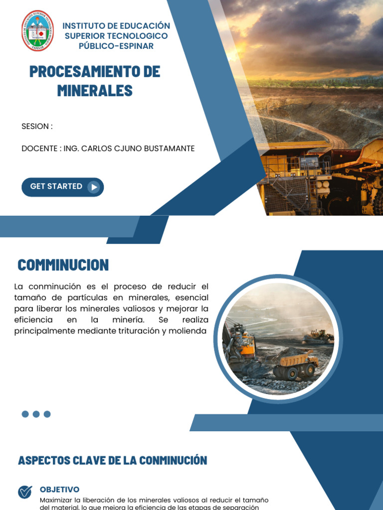 Procesamiento de Minerales | PDF | Sector secundario de la economía