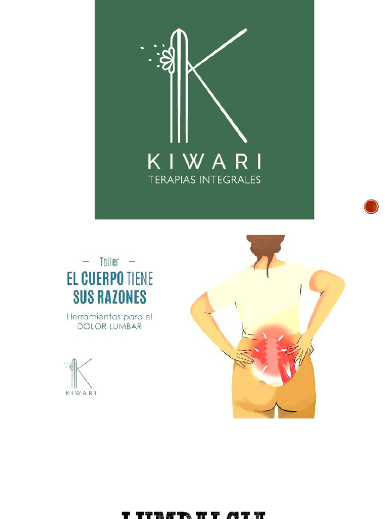 Rodete Marginal y Lumbago No Especificado | PDF | La columna vertebral ...