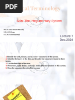Integumentary System Combining Forms | PDF | Skin | Integumentary System