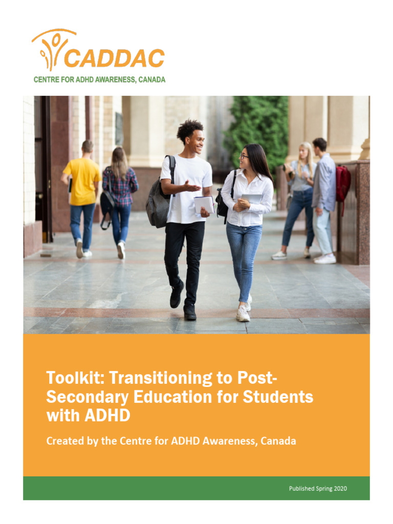 ADHD Post-Secondary Transition Toolkit | PDF | Attention Deficit ...
