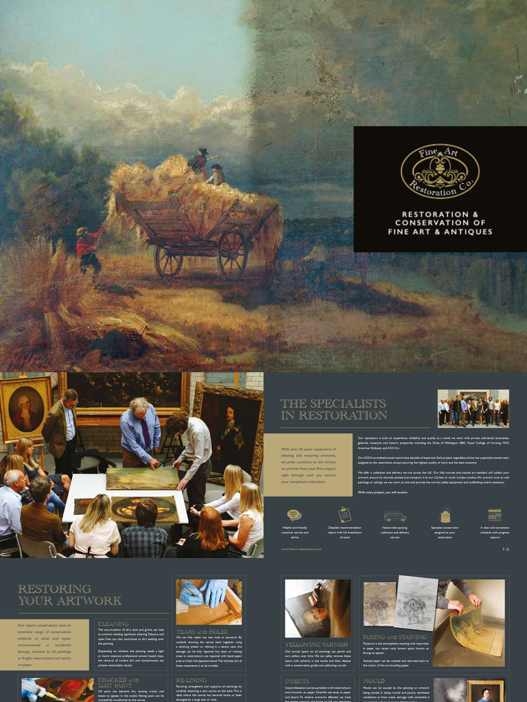 Restoration and Conservation of Fine Art and Antiques | PDF | Furniture ...