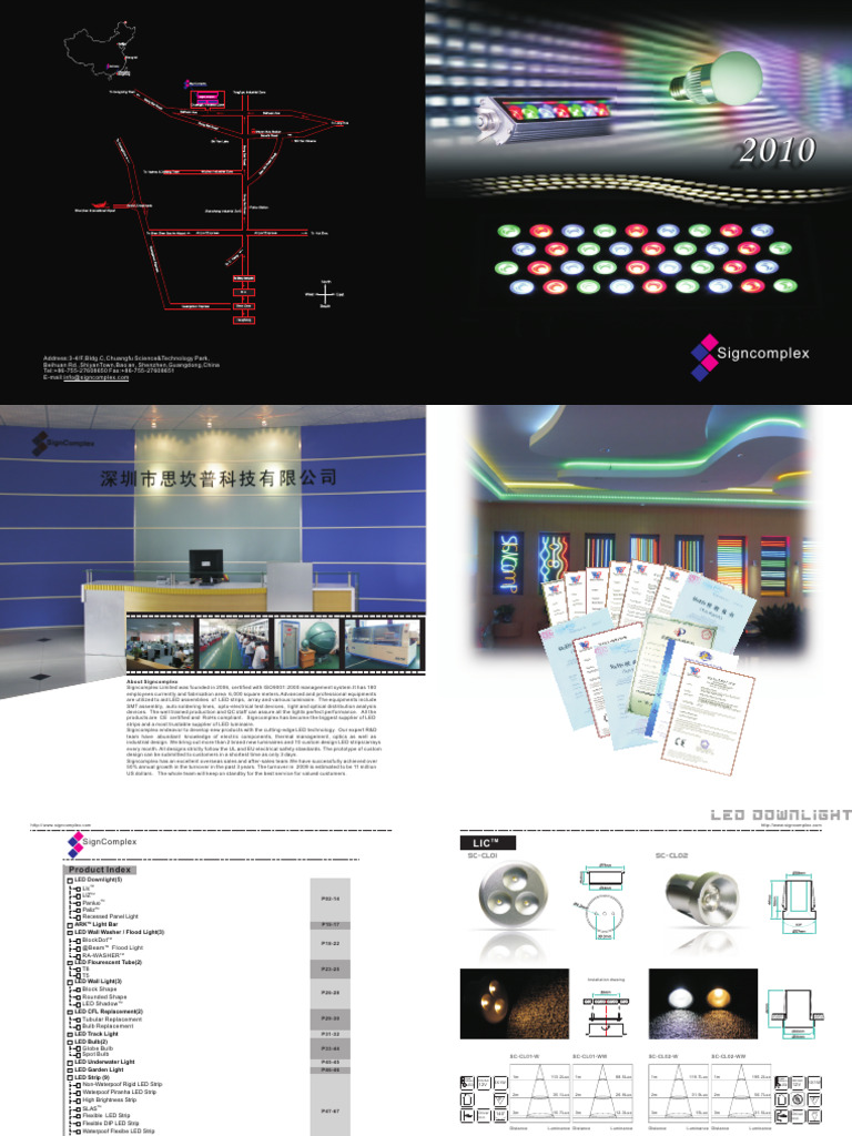 Signcomplex LED Lighting Solutions | PDF | Power Supply | Electrical ...