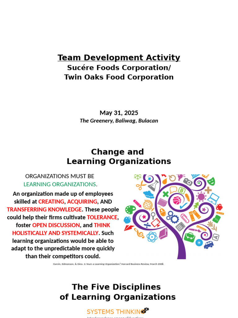 SFC - TOFC Team Development | PDF | Learning | Cognition