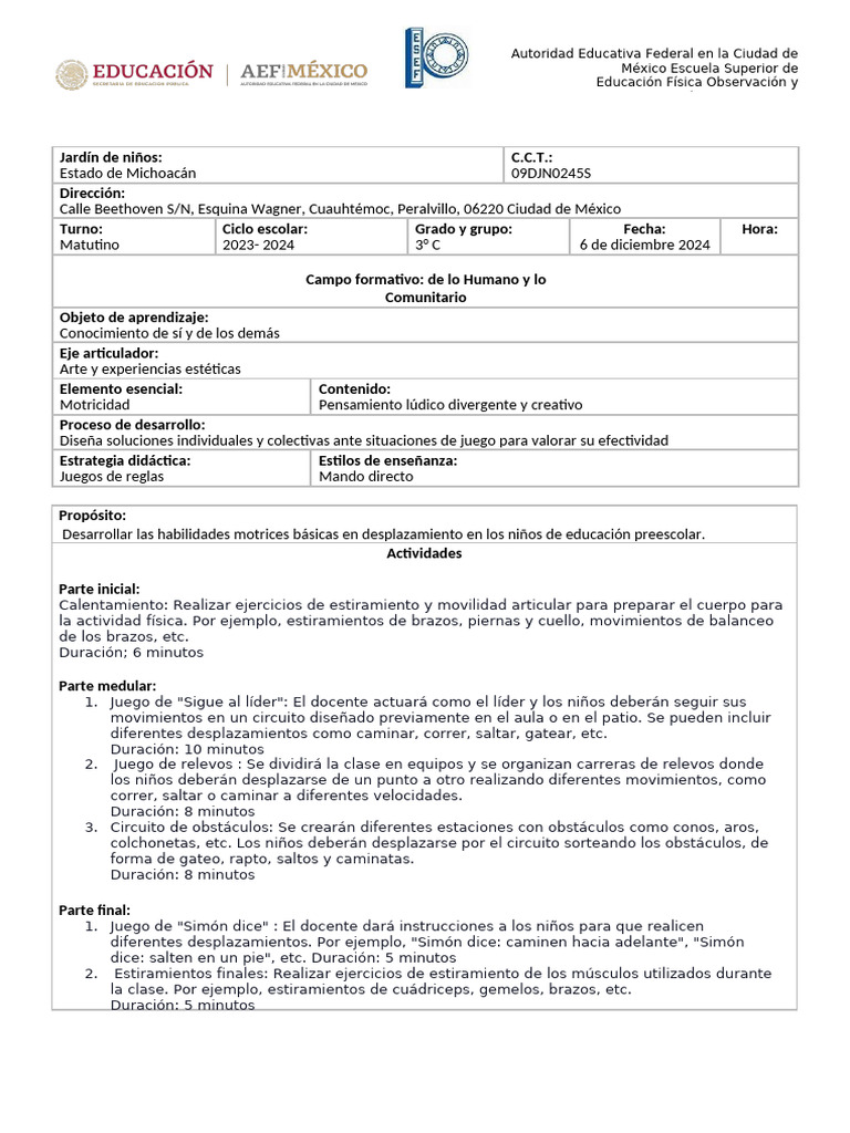 Plan 3 Vic | PDF | Educación de la primera infancia | Maestros