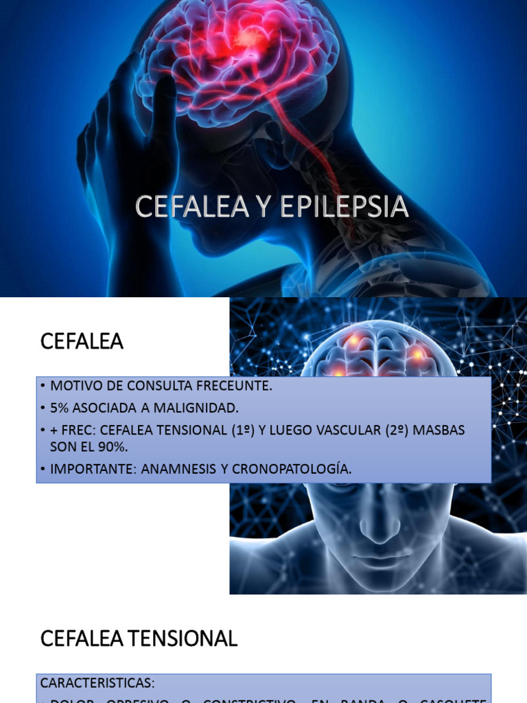Cefalea y Convulsión | PDF | Dolor de cabeza | Epilepsia