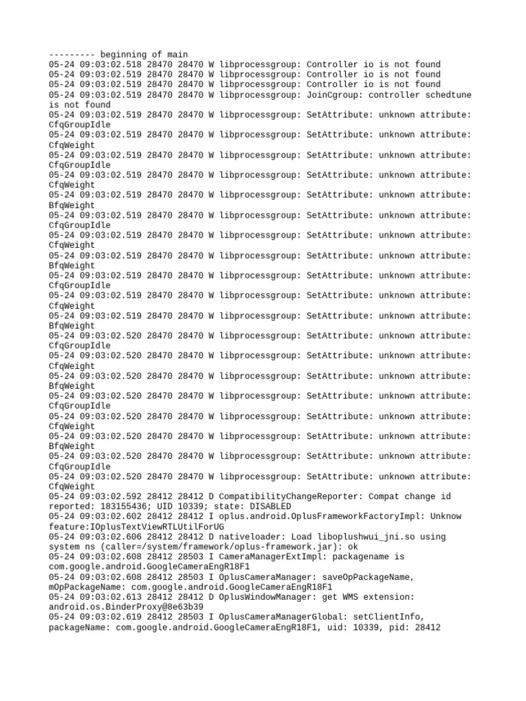 Log Cat 1748052182369 | PDF | Operating System Families | Computing