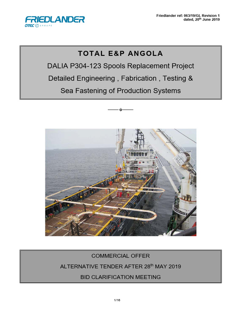 Devis 063 Revision 1 Tepa COMMERCIAL | PDF | Crane (Machine)