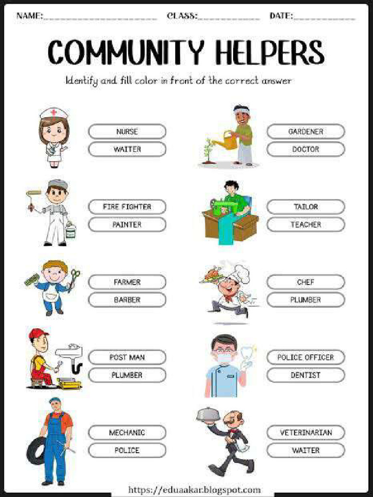 Community Helpers | PDF